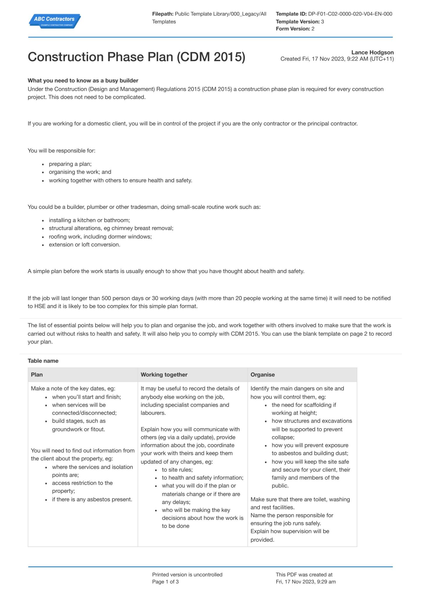 Construction Phase Plan: Your Blueprint for Safe & Smooth Projects