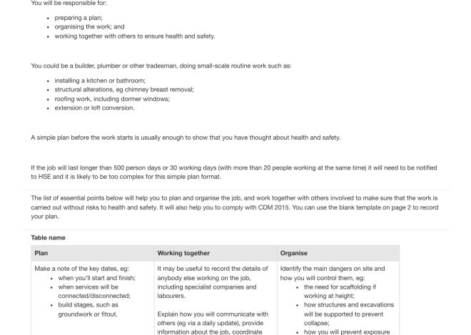 Construction Phase Plan A Comprehensive Guide