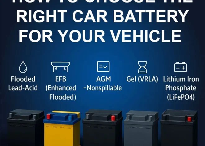 How to Choose the Right Car Battery for Your Vehicle